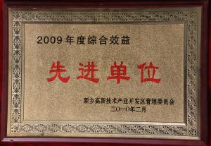 2009年綜合績效先進單位